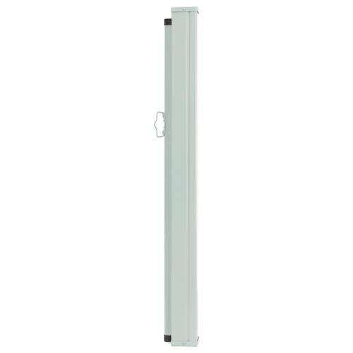 Sammenrullelig sidemarkise til terrassen 117x500 cm blå