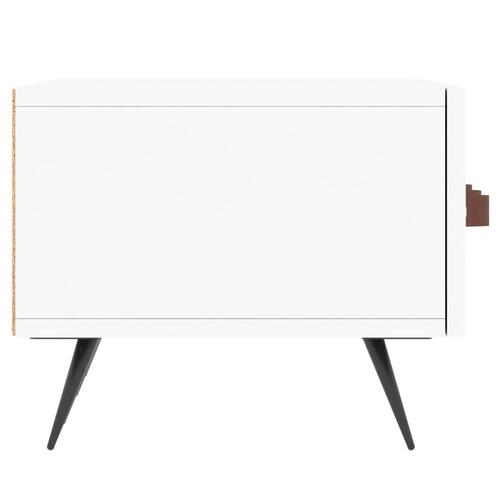 Tv-bord 150x36x30 cm konstrueret træ hvid