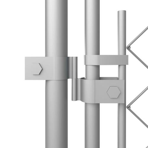 Udendørs hundeløbegård 8 x 4 x 2 m