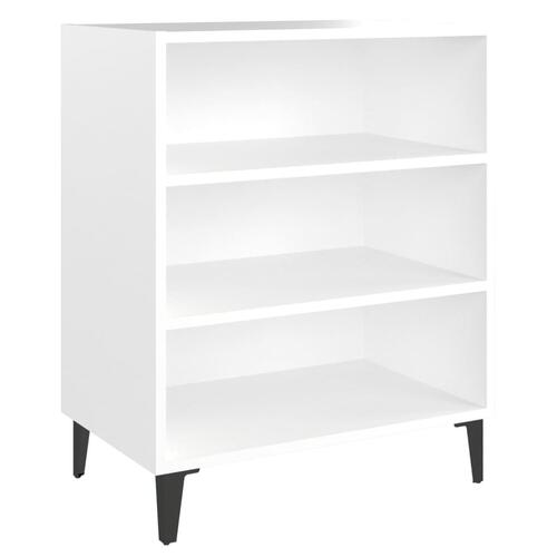 Skænk 57x35x70 cm konstrueret træ hvid