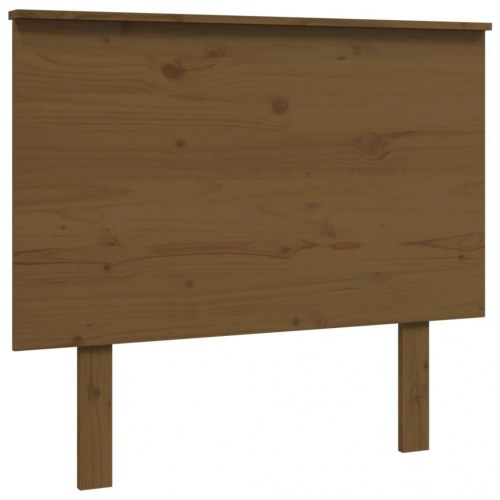 Sengegavl 94 × 6 × 82,5 cm i massivt fyrretræ - gyldenbrun