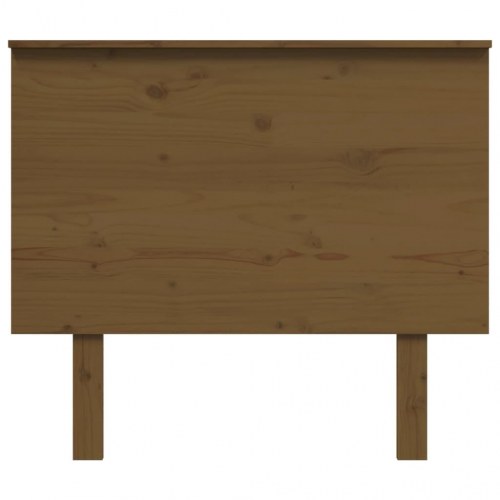 Sengegavl 94 × 6 × 82,5 cm i massivt fyrretræ - gyldenbrun
