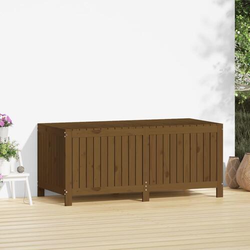 Havekasse 147x68x64 cm massivt fyrretræ gyldenbrun