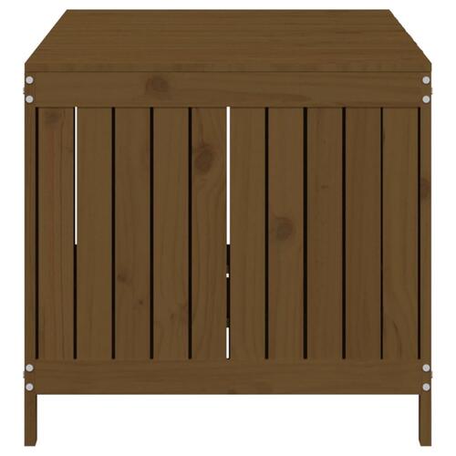 Havekasse 147x68x64 cm massivt fyrretræ gyldenbrun