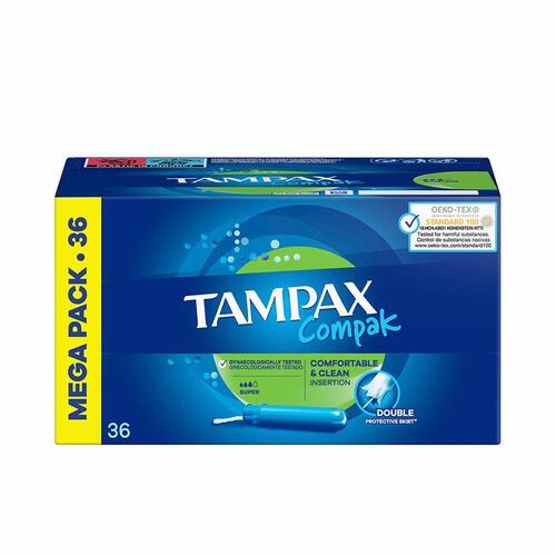 Super tamponer Tampax Compak 36 Enheder