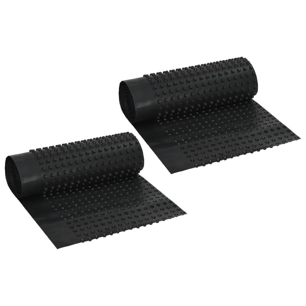 Drænmåtte med fordybninger 2 stk. HDPE 400 g/m² 0,5 x 20 m