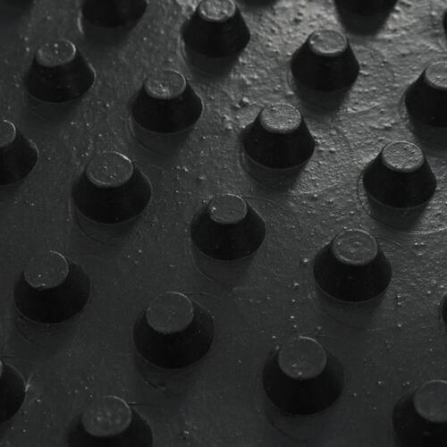 Drænmåtte med fordybninger 2 stk. HDPE 400 g/m² 0,5 x 20 m