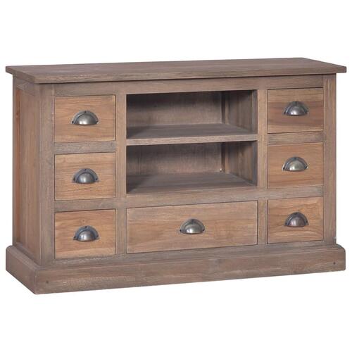 Skænk 90x30x58 cm massivt teaktræ