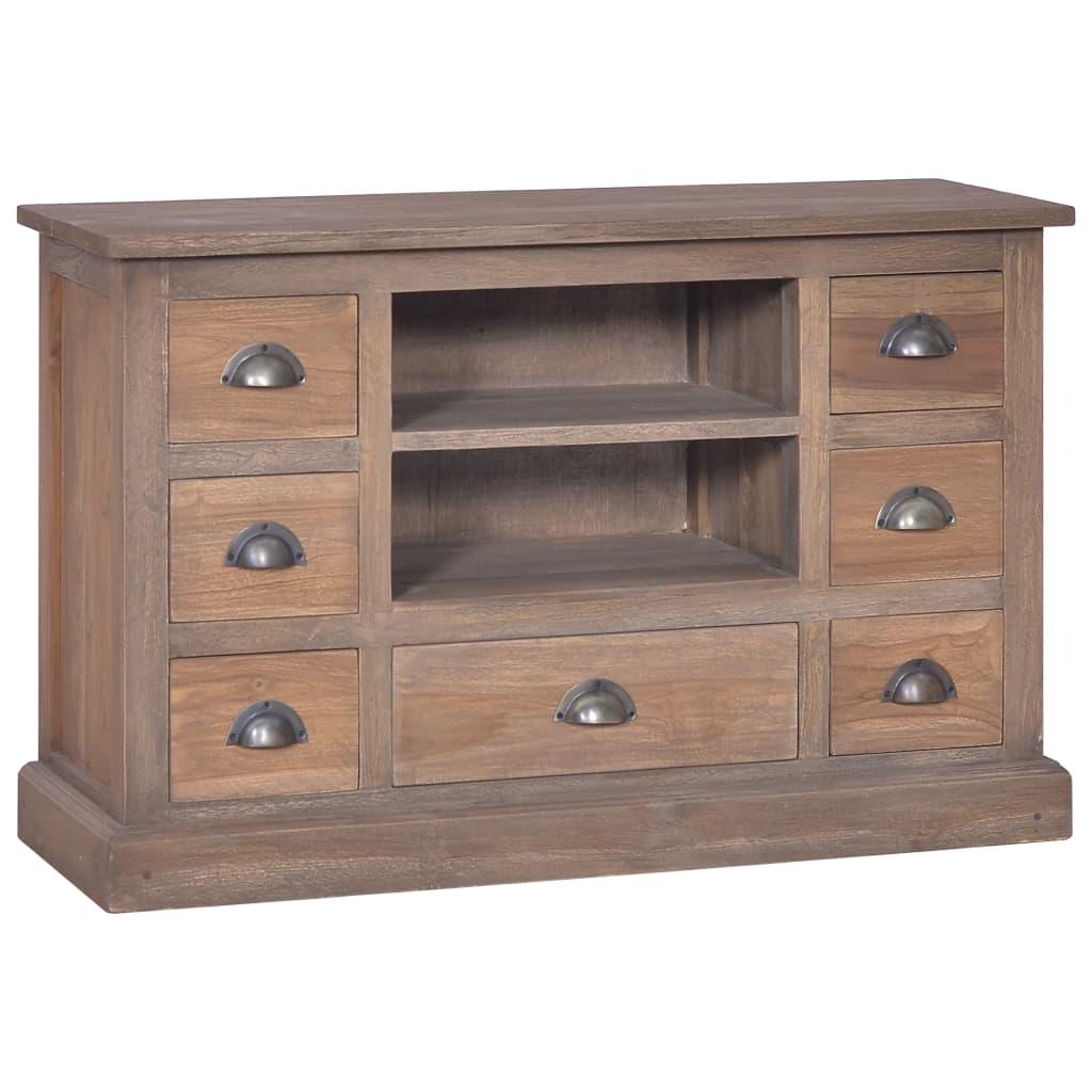 Skænk 90x30x58 cm massivt teaktræ