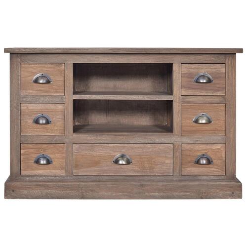 Skænk 90x30x58 cm massivt teaktræ
