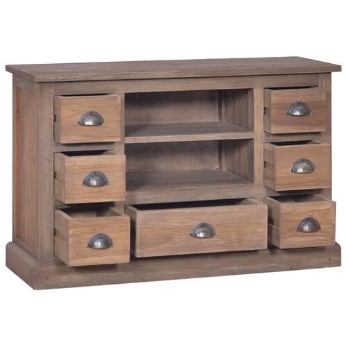 Skænk 90x30x58 cm massivt teaktræ