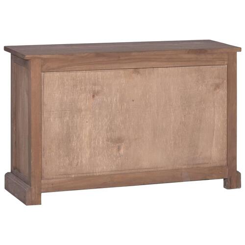 Skænk 90x30x58 cm massivt teaktræ