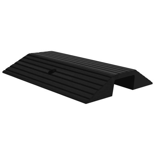 Dørtrinsrampe broform 3 stk. 49x40x8 cm gummi