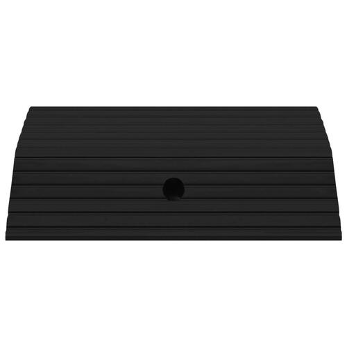 Dørtrinsrampe broform 3 stk. 49x40x8 cm gummi