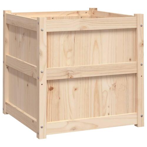 Plantekasse 60x60x60 cm massivt fyrretræ