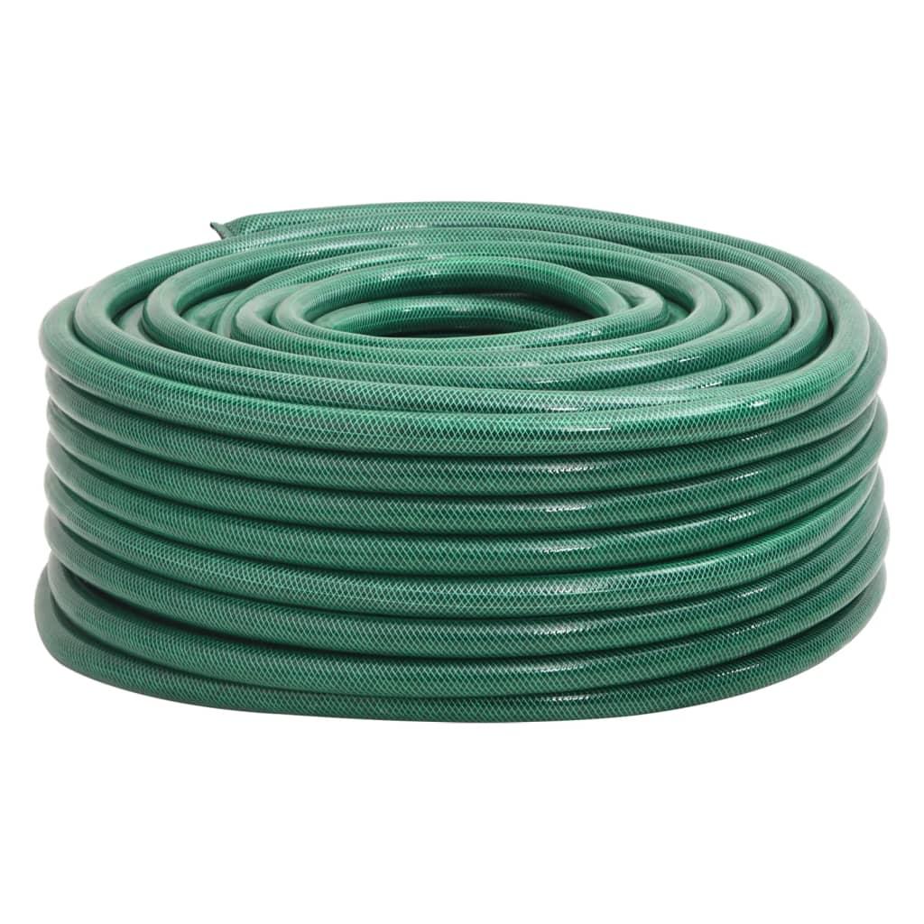 Haveslange 1" 10 m PVC grøn billede