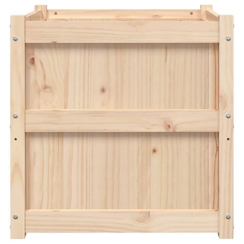 Plantekasse 60x60x60 cm massivt fyrretræ