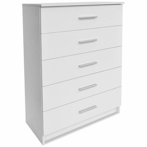 Opbevaringsskab spånplade 71 x 35 x 106 cm hvid
