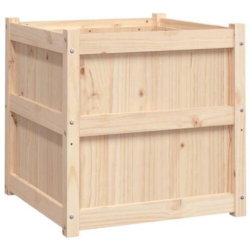 Plantekasse 60x60x60 cm massivt fyrretræ