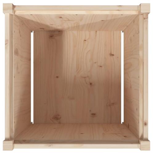 Plantekasse 60x60x60 cm massivt fyrretræ