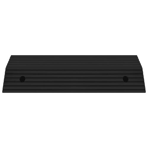Tærskelramper broform 2 stk. 80x40x8 cm gummi