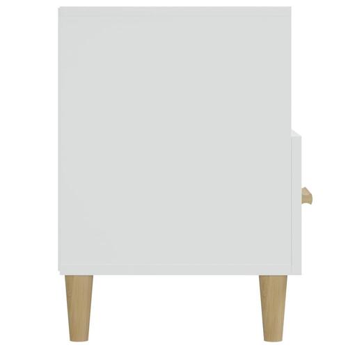 Tv-bord 102x36x50 cm konstrueret træ hvid