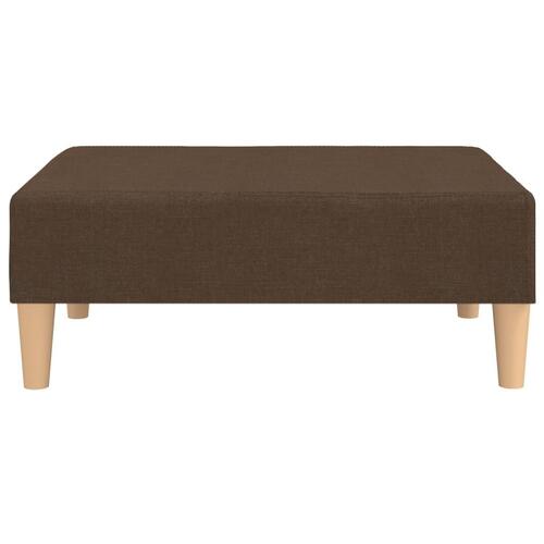 Fodskammel 78x56x32 cm stof brun