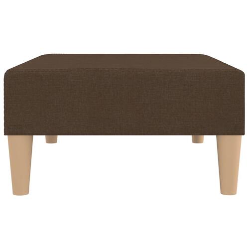Fodskammel 78x56x32 cm stof brun