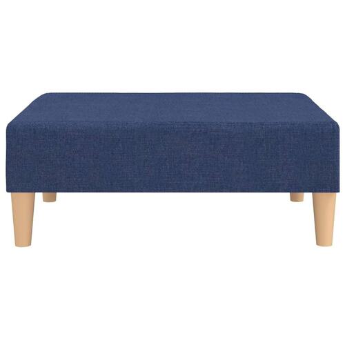 Fodskammel 78x56x32 cm stof blå