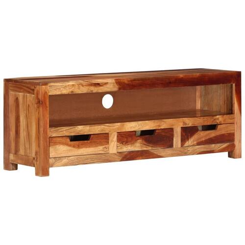 Tv-bord 110x30x40 cm massivt akacietræ
