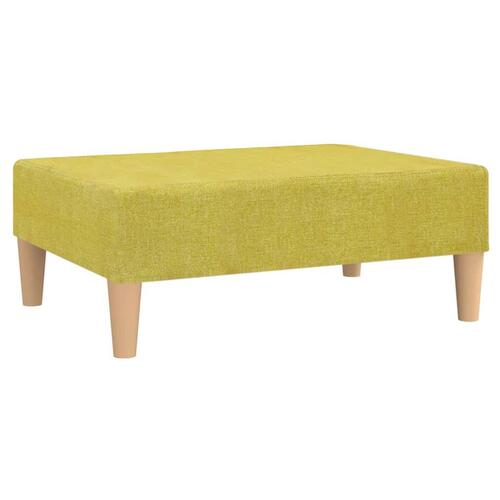 Fodskammel 78x56x32 cm stof grøn