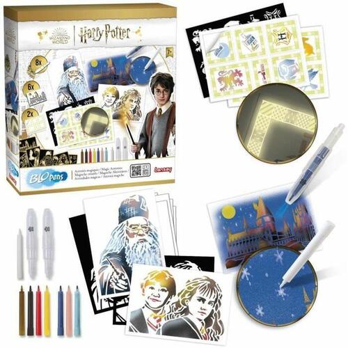 Sæt med Fiberpenne Lansay Harry Potter activity set