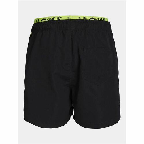 Børne Badetøj Jack & Jones Jjswim Db Wb Neon Sort 122-128 cm