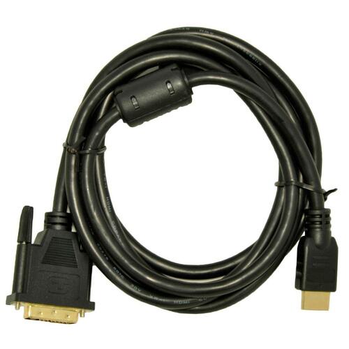 HDMI til DVI-kabel Akyga AK-AV-11 Sort 1,8 m