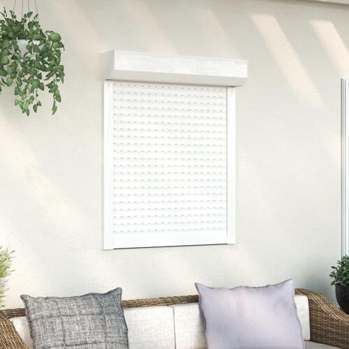 Rulleskodder 70x100 cm aluminium hvid