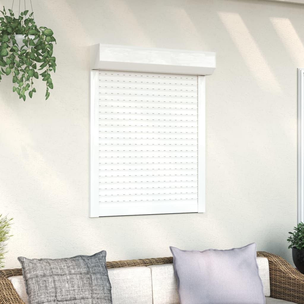 Rulleskodder 70x100 cm aluminium hvid