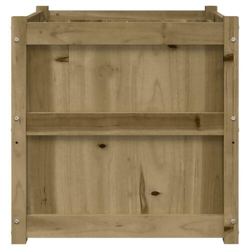 Plantekasse 60x60x60 cm imprægneret fyrretræ