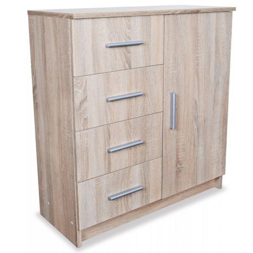 Skænk konstrueret træ 79 x 35 x 88 cm eg