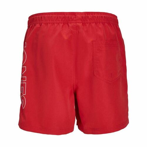 Børne Badetøj Jack & Jones Double Logo Ly Sn Mni Rød 110-116 cm