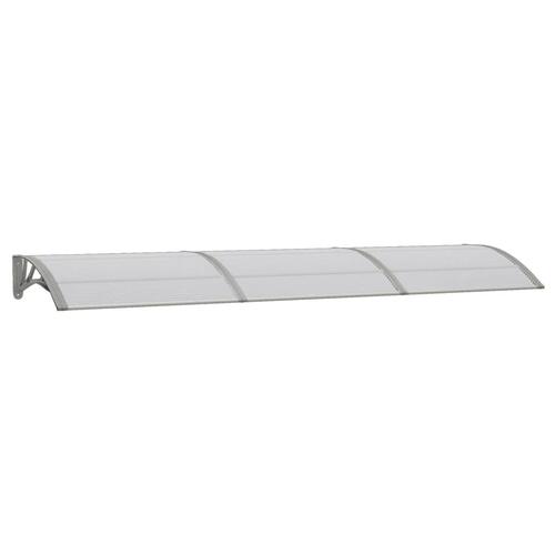 Dørbaldakin 300x75 cm polycarbonat grå
