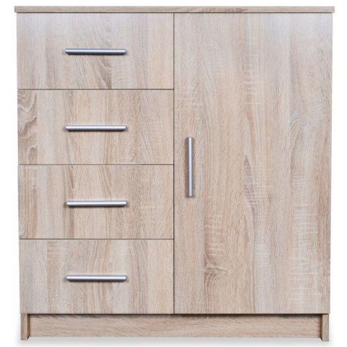 Skænk konstrueret træ 79 x 35 x 88 cm eg