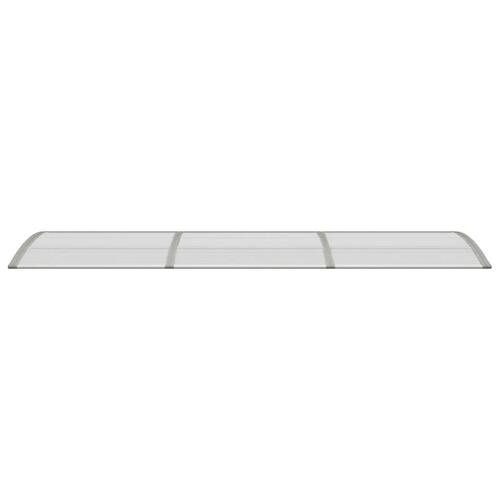 Dørbaldakin 300x75 cm polycarbonat grå