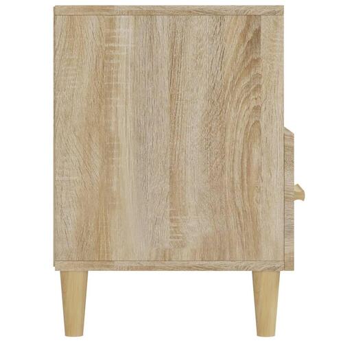 Tv-bord 102x36x50 cm konstrueret træ sonoma-eg