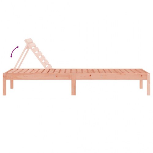 Liggestole 2 stk. 199,5x60x74 cm massivt douglasgran