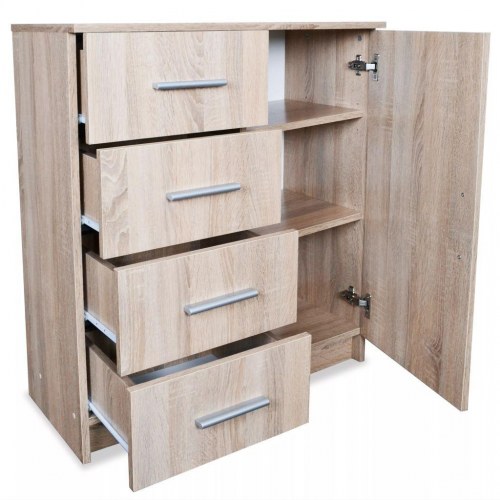 Skænk konstrueret træ 79 x 35 x 88 cm eg