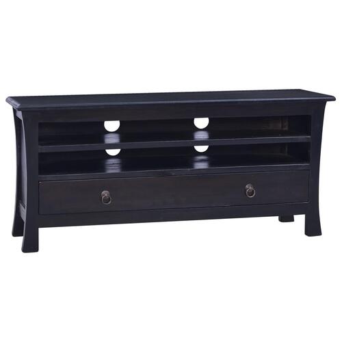 Tv-skab 100x30x45 cm massivt mahognitræ mørkebrun
