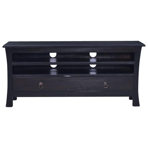 Tv-skab 100x30x45 cm massivt mahognitræ mørkebrun
