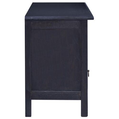 Tv-skab 100x30x45 cm massivt mahognitræ mørkebrun