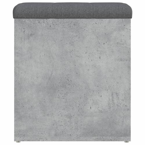 Skobænk 42x42x45 cm konstrueret træ betongrå