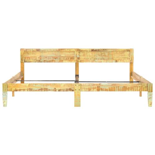 Sengestel 200x200 cm massivt genbrugstræ